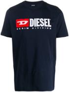 Diesel Logo Print Short-sleeve T-shirt - Blue