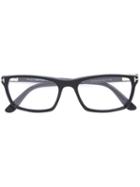 Tom Ford Eyewear Square Frame Glasses, Black, Acetate