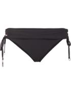 Stella Mccartney 'timeless Basics' Side-tied Bikini Bottom, Women's, Size: Small, Black, Nylon/spandex/elastane/polyester