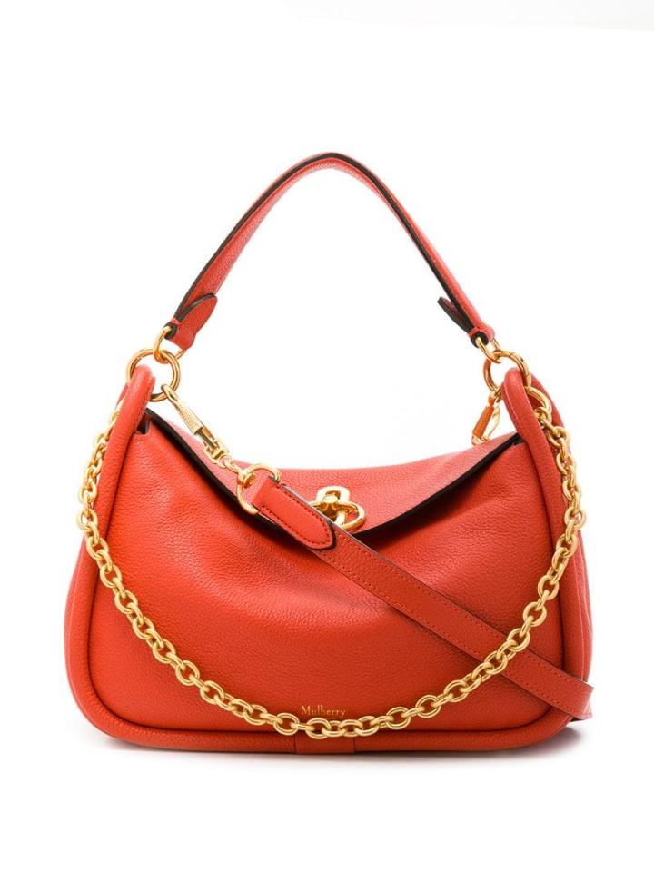 Mulberry Small Leighton Tote Bag - Orange