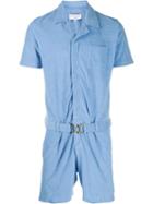 Orlebar Brown Concealed Front Playsuit - Blue