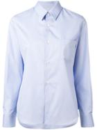 Comme Des Garçons Comme Des Garçons - Patch Pocket Shirt - Women - Cotton - L, Blue, Cotton