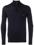 Paolo Pecora Turtle Neck Jumper, Men's, Size: Large, Grey, Wool