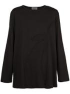 Yohji Yamamoto Leaf Long-sleeve T-shirt - Grey