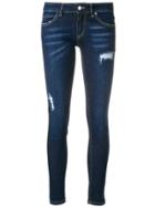 Frankie Morello Distressed Style Jeans - Blue