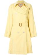 Hermès Pre-owned Belted Trench Coat - Yellow