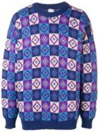A.n.g.e.l.o. Vintage Cult Intarsia Knit Jumper - Multicolour