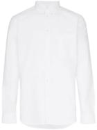 Givenchy Cotton Embroidered Logo Shirt - White