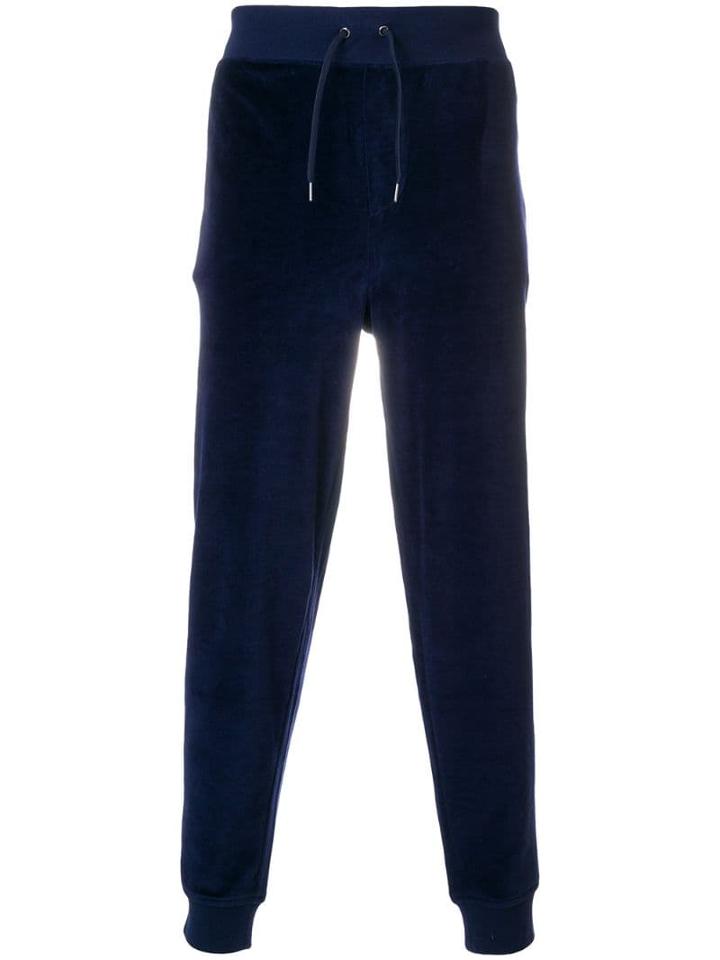 Polo Ralph Lauren Velour Track Pants - Blue