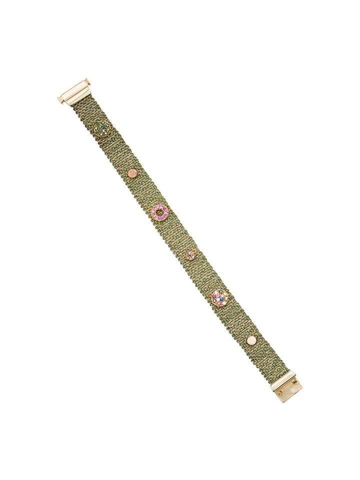 Carolina Bucci Woven Melange Bracelet - Metallic