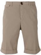 Pt01 - Textured Shorts - Men - Cotton/spandex/elastane - 54, Nude/neutrals, Cotton/spandex/elastane