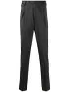 Pt01 High Waisted Tailored Trousers - Grey