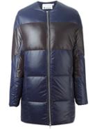 T By Alexander Wang Contrasting Stripe Padded Coat