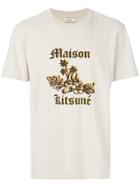Maison Kitsuné Logo Print T-shirt - Nude & Neutrals