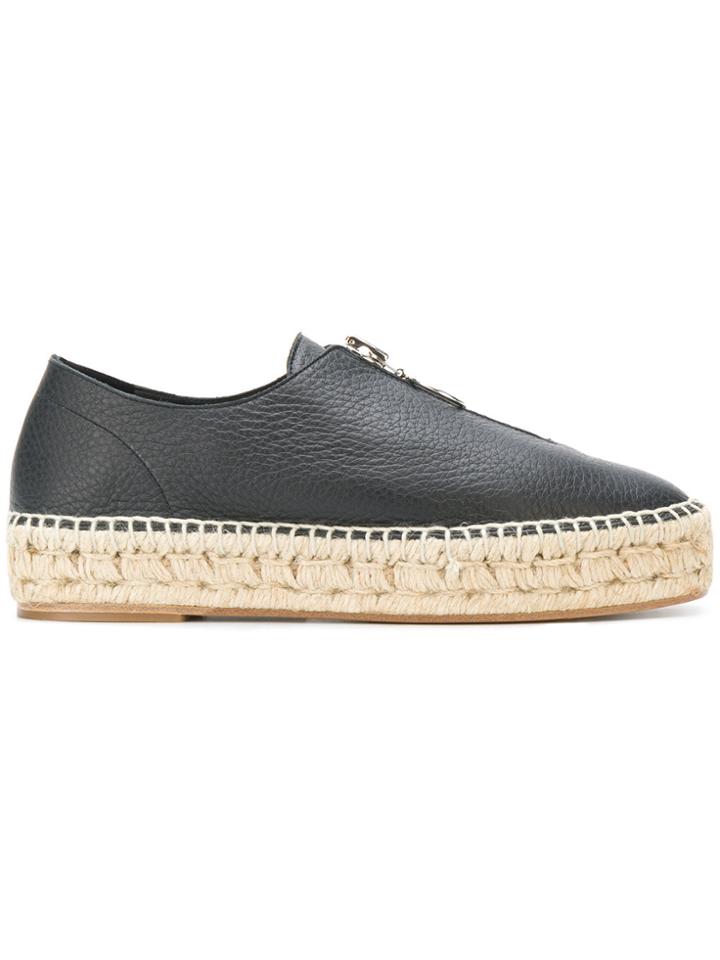 Alexander Wang Devon Platform Espadrilles - Black