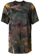 Balmain Oversized Graphic T-shirt - Black