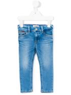 Tommy Hilfiger Junior - Slim-fit Jeans - Kids - Cotton/polyester/spandex/elastane - 12 Mth, Toddler Girl's, Blue