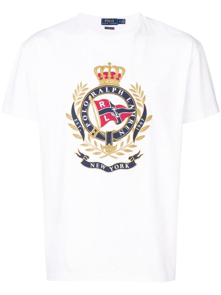 Polo Ralph Lauren Logo Crew Neck T-shirt - White