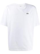 Lacoste Live Logo Patch T-shirt - White