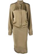 Haider Ackermann Shirt Dress, Women's, Size: 36, Grey, Polyester