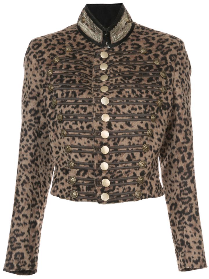 Saint Laurent Military Jacket - Brown