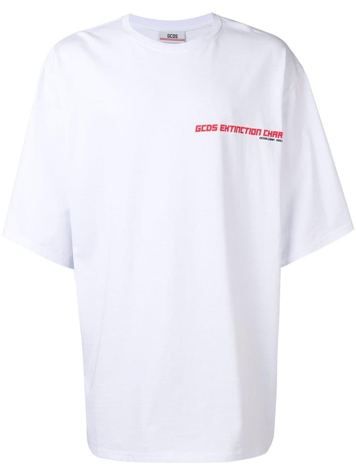 Gcds Pixelated Print T-shirt - White