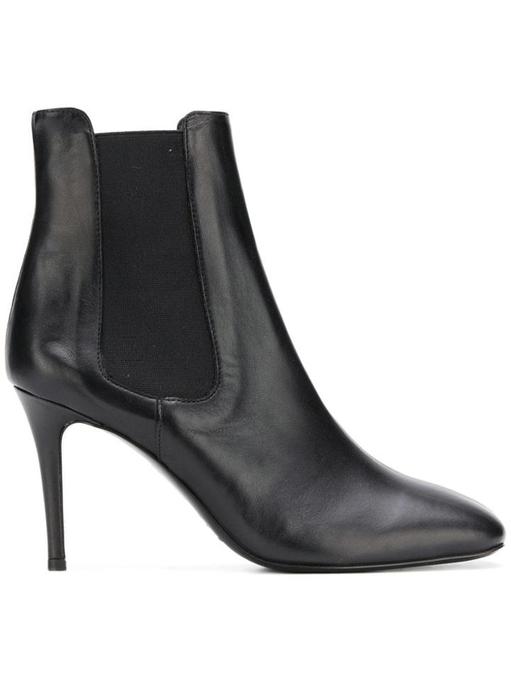 Fabio Rusconi Square Toe Ankle Boots - Black