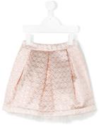 Paesaggino - Brocade Skirt - Kids - Cotton/polyester - 12 Yrs, Pink/purple