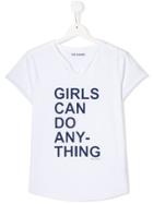 Zadig & Voltaire Kids Teen Slogan Print T-shirt - White