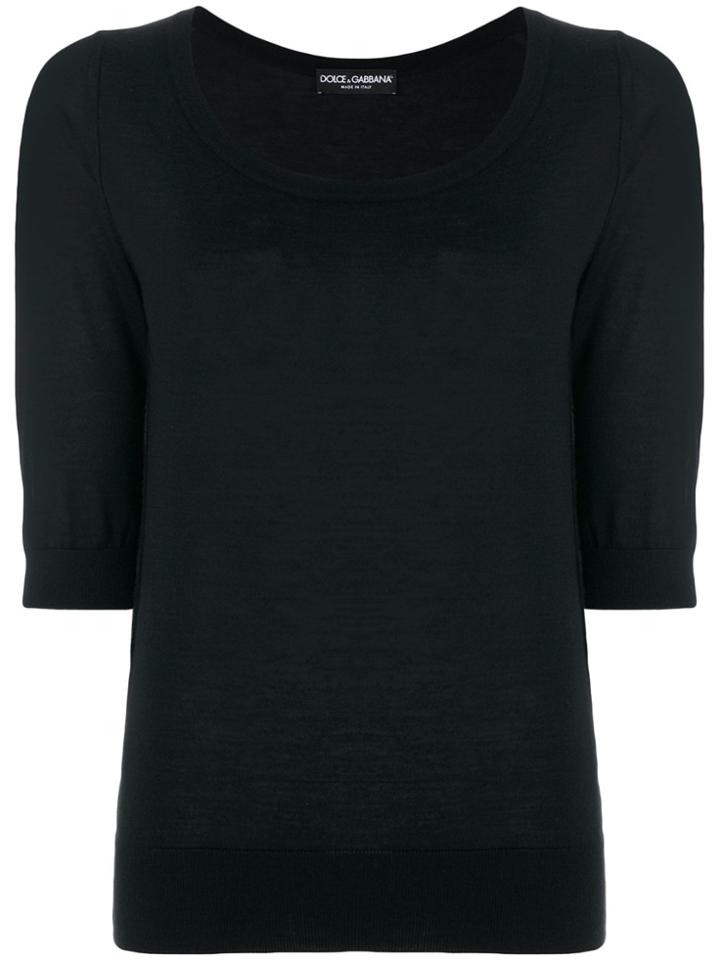 Dolce & Gabbana Cashmere Top - Black