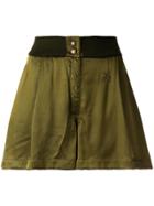 Mr & Mrs Italy High-waisted Shorts - Green