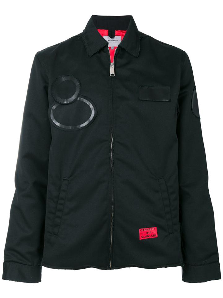 Carhartt Patch Detail Zipped Jacket - Black