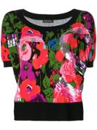 Twin-set Floral Print T-shirt - Multicolour