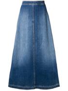 Philosophy Di Lorenzo Serafini Full Denim Skirt - Blue