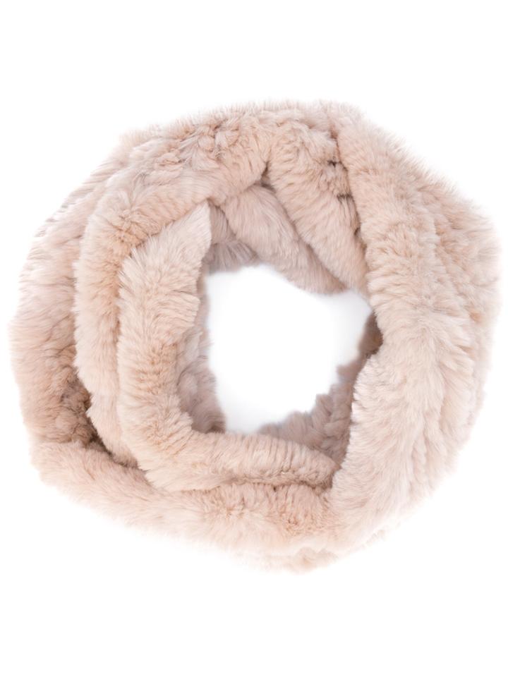 Yves Salomon Four Rex Snood - Nude & Neutrals