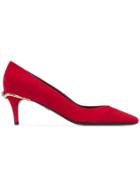 Roberto Cavalli Pointed Toe Pumps - Red