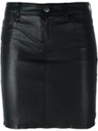 Current/elliott Leather Mini Skirt