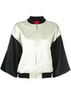 Opening Ceremony - Multi Bomber Jacket - Women - Silk/polyester/spandex/elastane - S, Black, Silk/polyester/spandex/elastane
