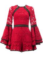 Alexis Flared Lace Playsuit