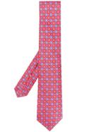 Canali Pattern Tie - Red