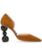 Jacquemus Ball Tower Heel Pumps - Brown