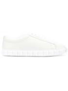 Stuart Weitzman Fringie Sneakers - White