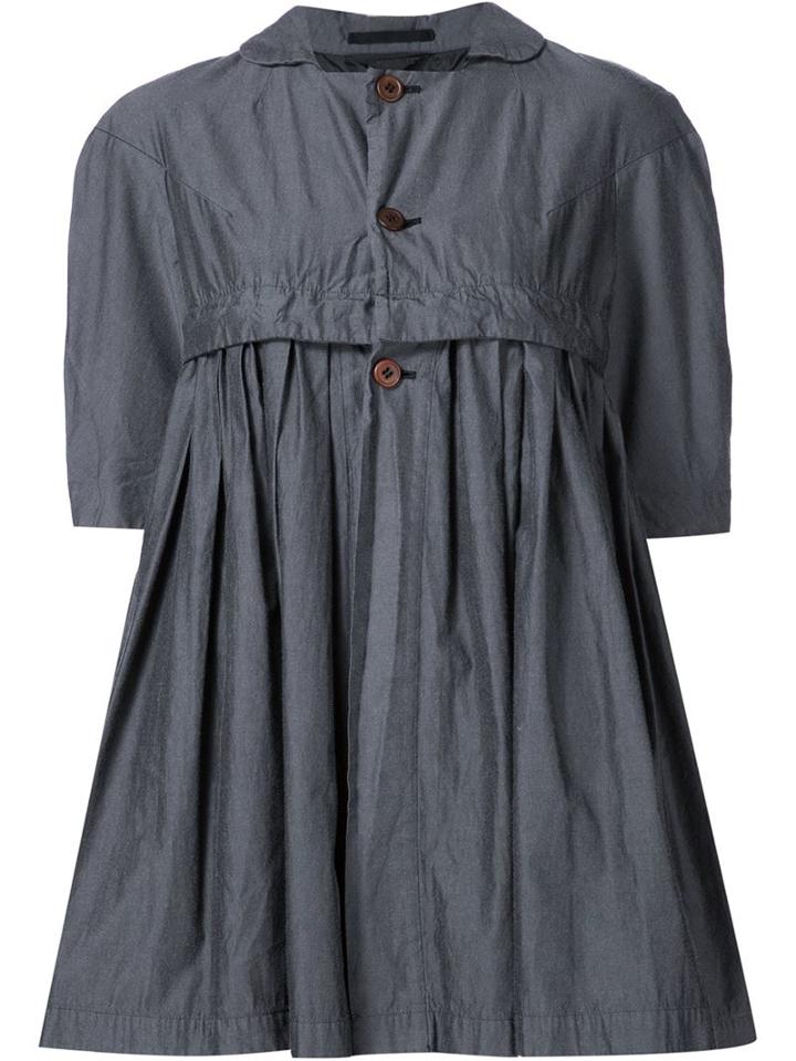 Comme Des Garçons Comme Des Garçons Wrinkled Flared Jacket