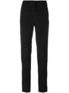 Emilio Pucci Straight Leg Trousers, Women's, Size: 44, Black, Viscose/spandex/elastane/acetate