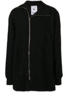 Lost & Found Rooms Asymmetric Zip Jacket - Black