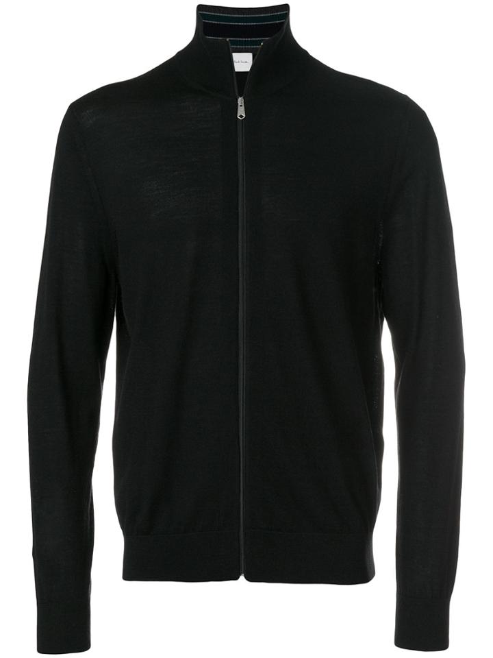 Paul Smith Zipped Cardigan - Black