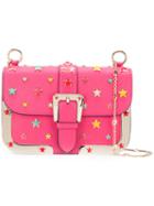Red Valentino - Stars Studded Shoulder Bag - Women - Leather/plastic/metal (other) - One Size, Pink/purple, Leather/plastic/metal (other)