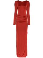 Galvan Long Sleeve Dress - Red