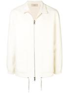 Maison Flaneur Zip Up Jacket - White