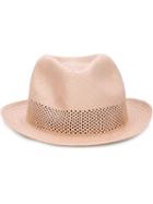 Paul Smith Panama Hat, Men's, Size: M, Pink/purple, Straw
